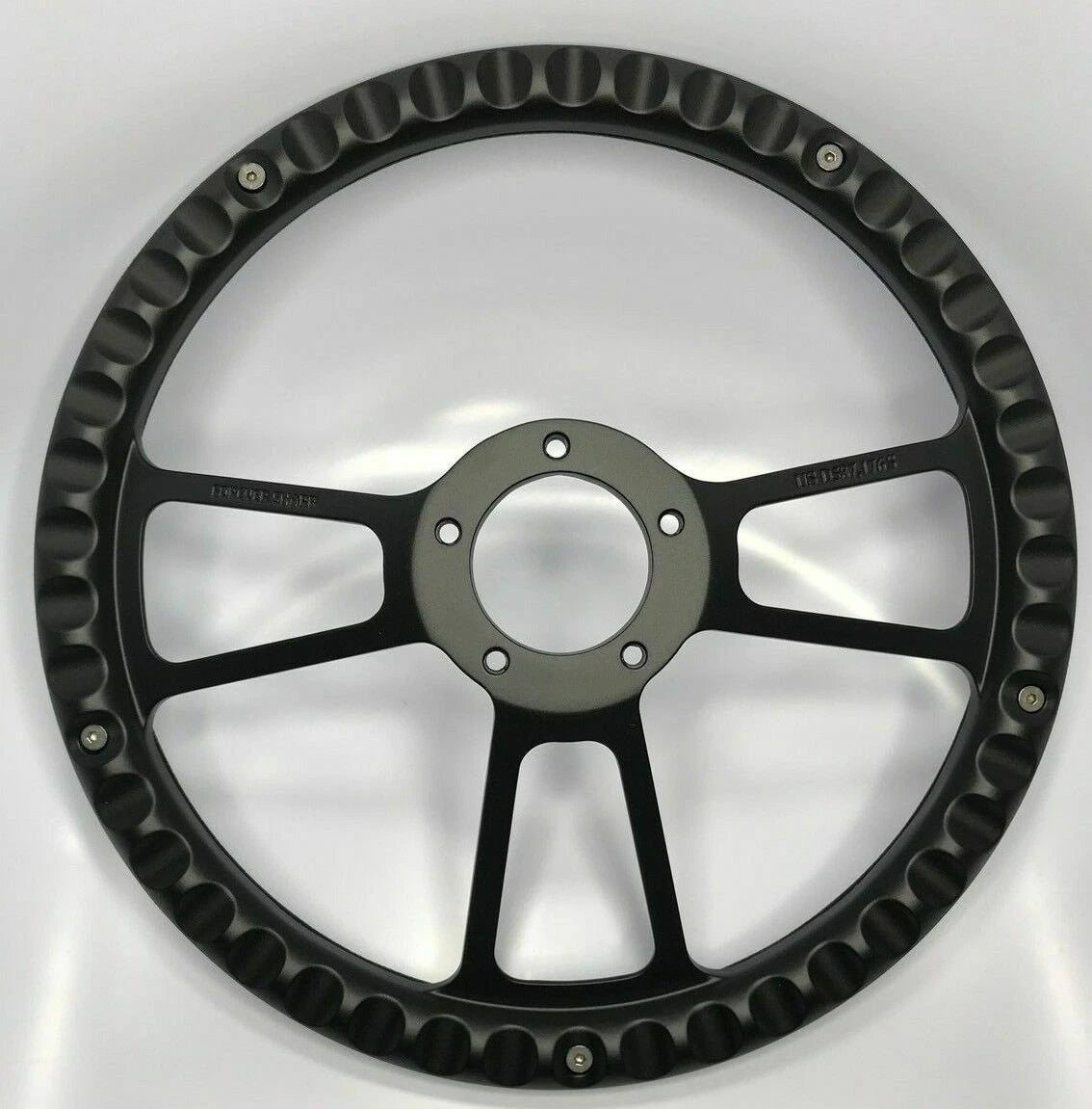Billet Steering Wheel 5 Hole Black Front for Truck SUV (2008–2018)
