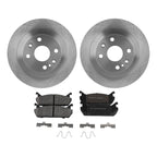 Set of 2 Brake Rotors and Pads for Mercury Tracer (1991–1996)