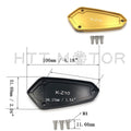 CNC Front Brake Reservoir Fluid Cap Cover for Kawasaki Z1000 GTR1400 (2010–2018)