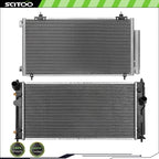 Radiator and A/C Condenser Kit for Toyota Celica (2000–2005) 2335 3075