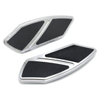 Arc Edge Rear Passenger Foot Board Floorboard for Harley Softail Touring (Chrome)