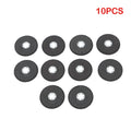 Set of 10 Flap Discs 4.5" x 7/8" 80 Grit T29 for Angle Grinder