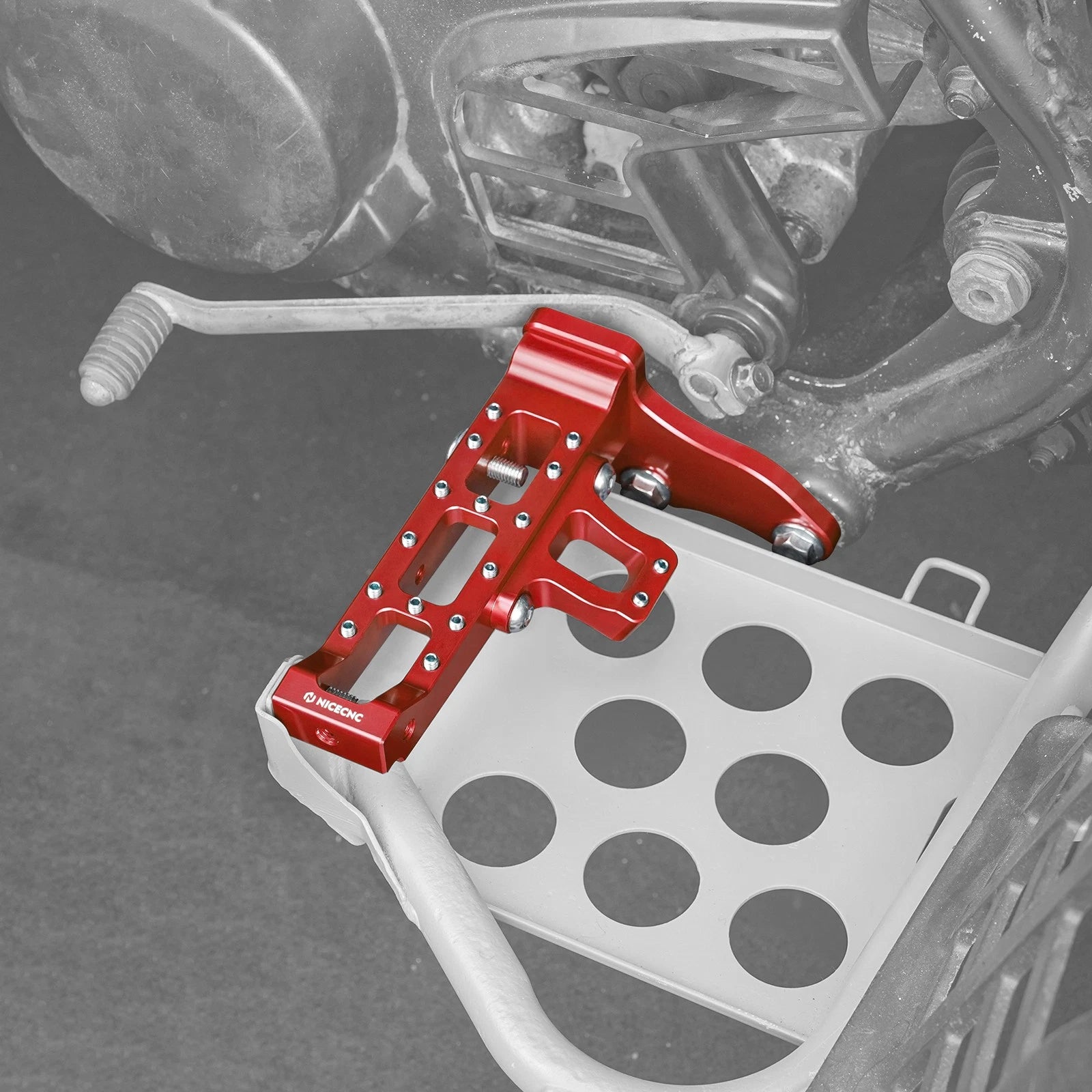 Set of 2 Extended Aluminum Footrest Foot Pegs for Yamaha Banshee 350 (1987–2006)