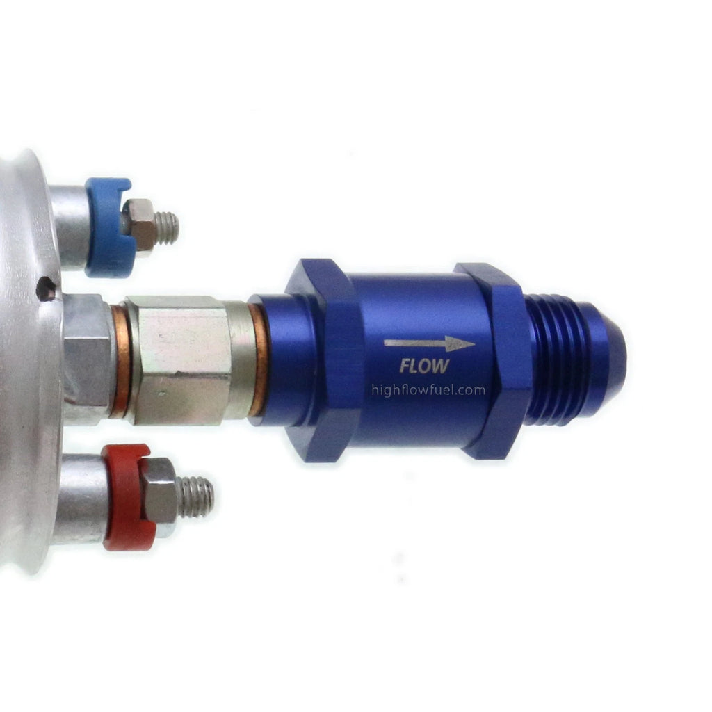 Inline Check Valve -6AN M12x1.5 for Bosch 044 Fuel Pump (No Years Specified)
