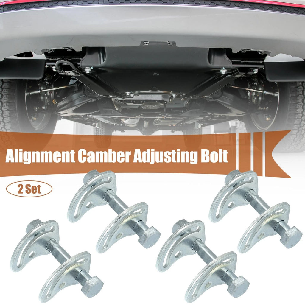 2X Front Control Arm Alignment Camber Bolt Kit for Chevy Silverado (2007–2023)