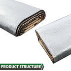 Sound Deadening Heat Shield Mat for Automotive Insulation (90" x 39")