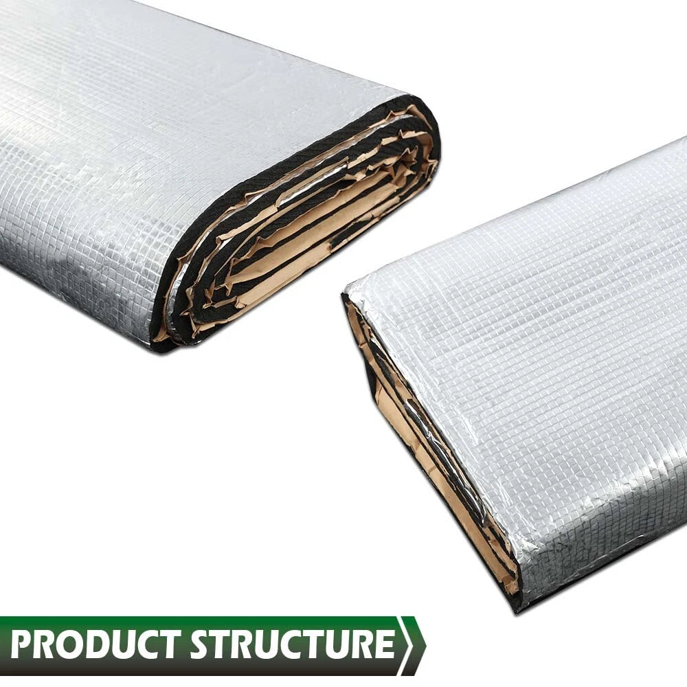 Sound Deadening Heat Shield Mat for Automotive Insulation (90" x 39")