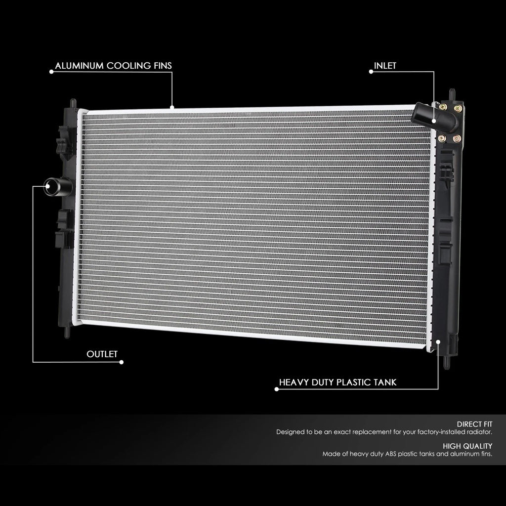 Aluminum Replacement Radiator for Mitsubishi Lancer 14–17 (2.0L, 2.4L) DPI 13525