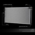 Aluminum Replacement Radiator for Mitsubishi Lancer 14–17 (2.0L, 2.4L) DPI 13525