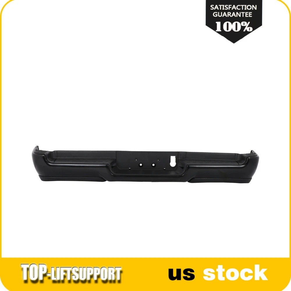 Black Steel Rear Step Bumper for RAM 1500 (2019–2024)