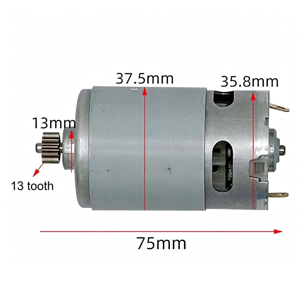Electric Drill Motor 550 Type 14.4V 13 Tooth for Small Drill