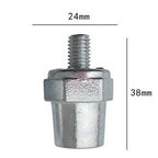 Zinc-Alloy Battery Side Terminal Charging Posts / 2 x / 8mm-Positive for Vehicle