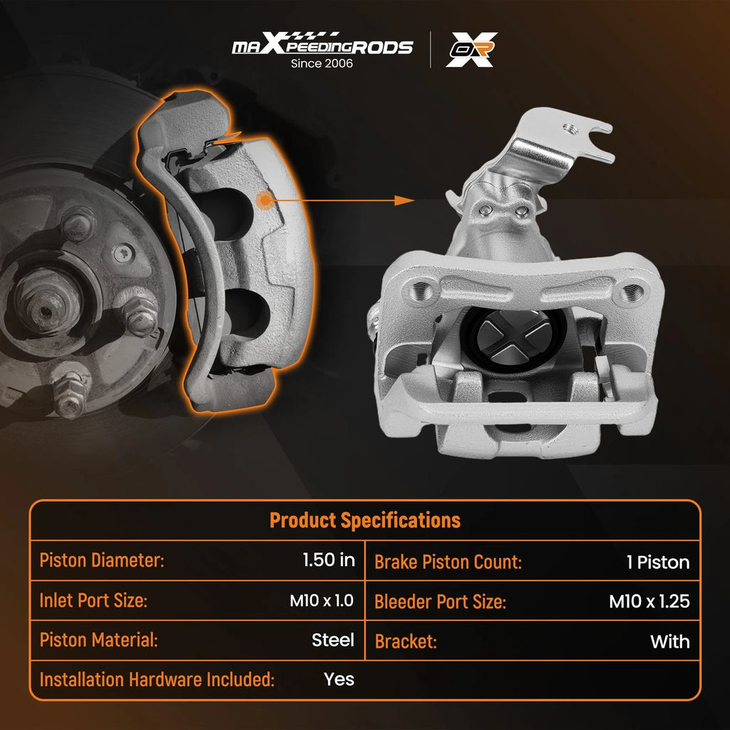 Rear Right Disc Brake Caliper for Acura TSX 2009–2014 / Honda Accord 2008–2012