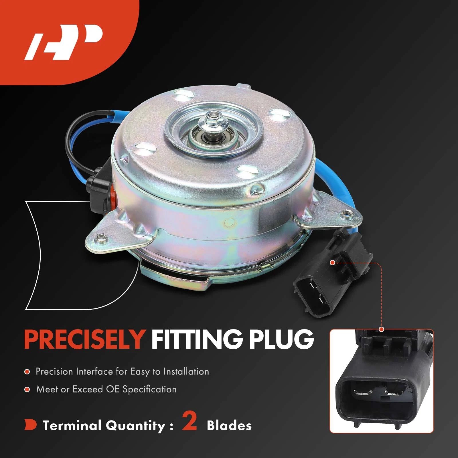Radiator Fan Motor for Honda Accord (2018–2024) Acura RDX (2019–2024)