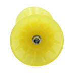 7" Polyurethane Bow Roller with 1/2" Shaft for Boat Trailer (Non Marking)
