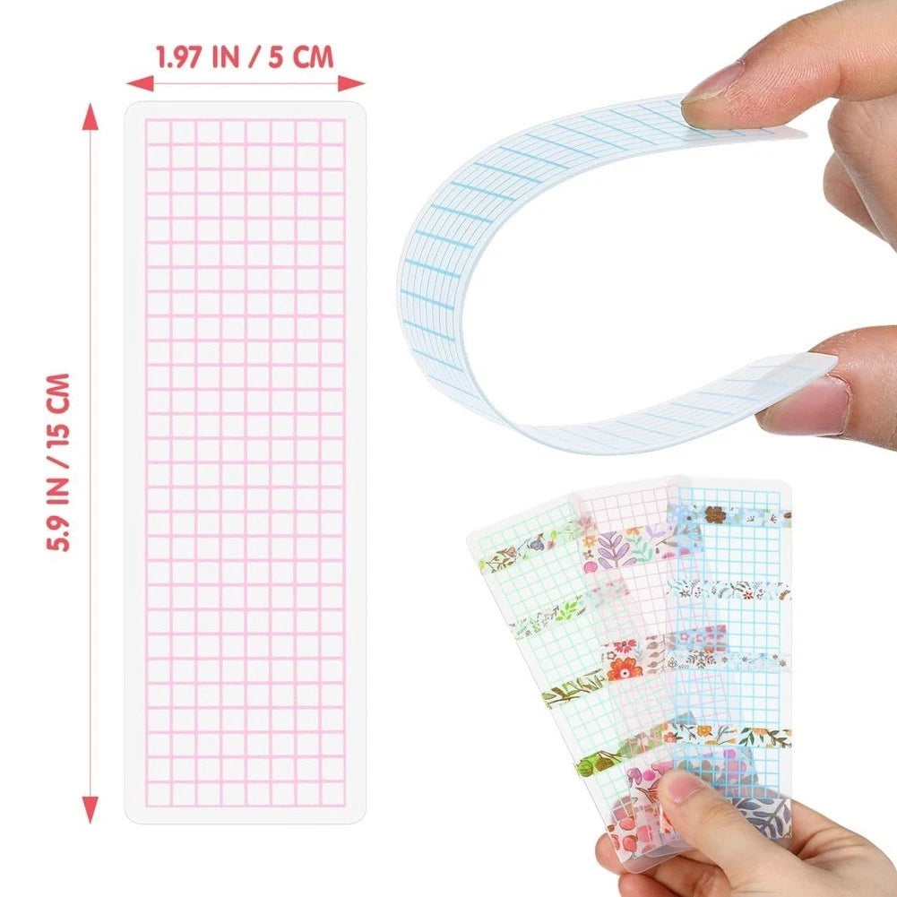 45pcs Tape Storage Board Organizer for Home Office Craft DIY Projects 15x5cm