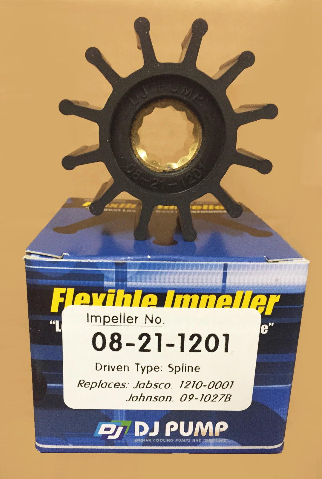 DJ Pump Impeller for Jabsco 1210-0001 Johnson 09-1027B (2008–2021)