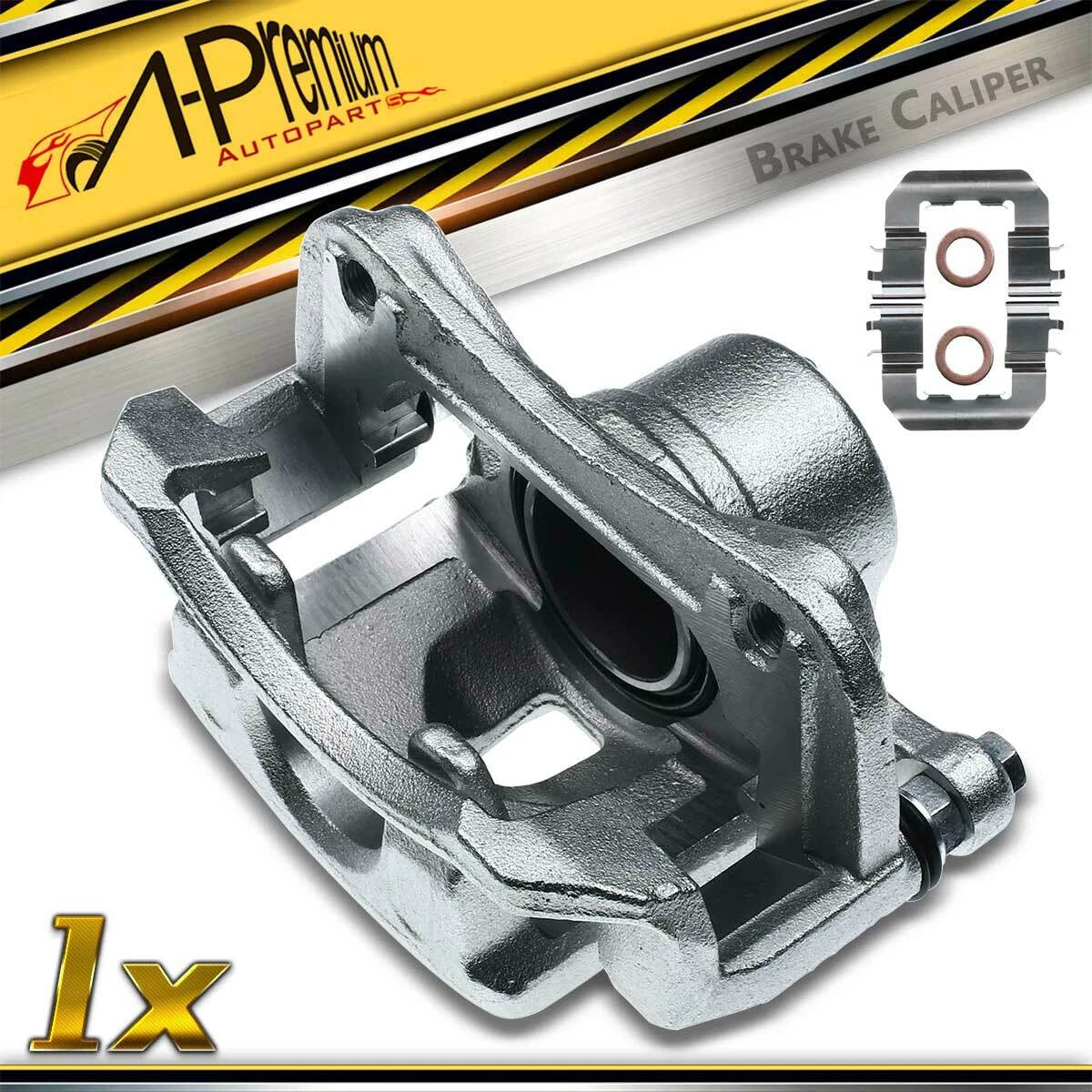 Front Right Brake Caliper with Bracket for Kia Forte Hyundai Veloster (2010–2019)