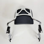 Chrome Sissy Bar Passenger Backrest for Harley-Davidson Softail Fat Bob (2018–2024)