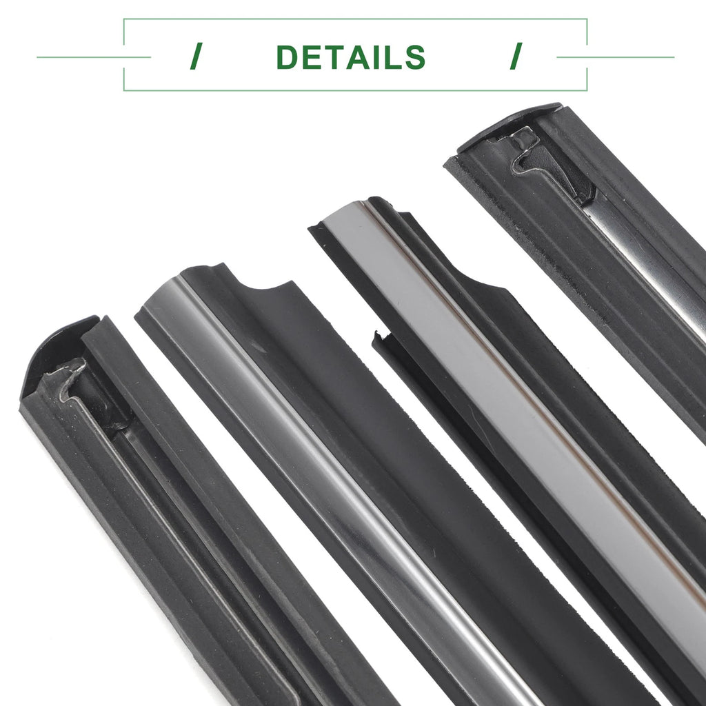Set of 4 Weatherstrip Window Seals No. 7572033040/7574033040 for Toyota Camry (1997–2001)