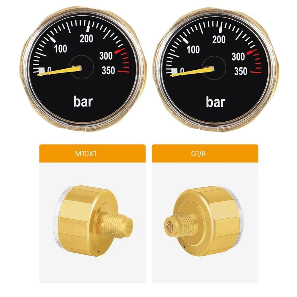 Diving Pressure Gauge 350bar for Marine Applications (M10x1 G1/8)