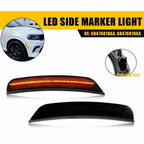 2X Amber Front Bumper Side Marker Lights for Dodge Durango (2021–2025)