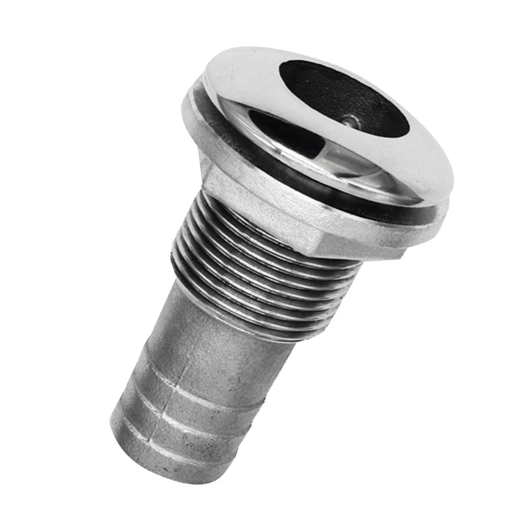 Stainless Steel Short Straight Through Hull Drain for All Boats