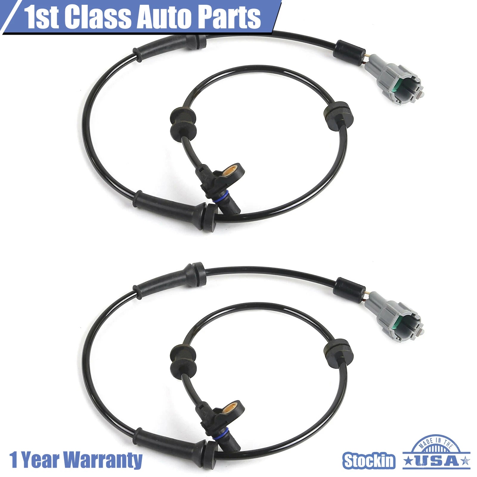 2X ABS Wheel Speed Sensor for Nissan Armada Titan (2004–2007)
