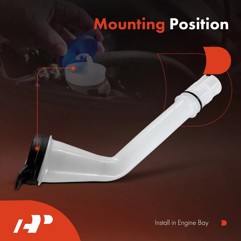 Washer Reservoir Filler Pipe with Cap for Chevy Spark (2013â2015)