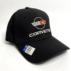 Flexfit Hat Cap Black Style for Chevy Corvette C4 (1984–1996)