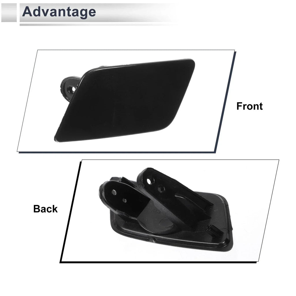 Front Left Washer Nozzle Cover for BMW 335i GT xDrive Black