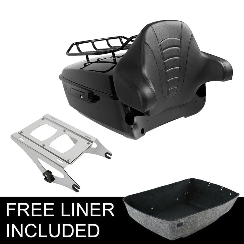 Trunk Pad Mount Rack for Harley Touring CVO Street Road Glide (2014–2026)