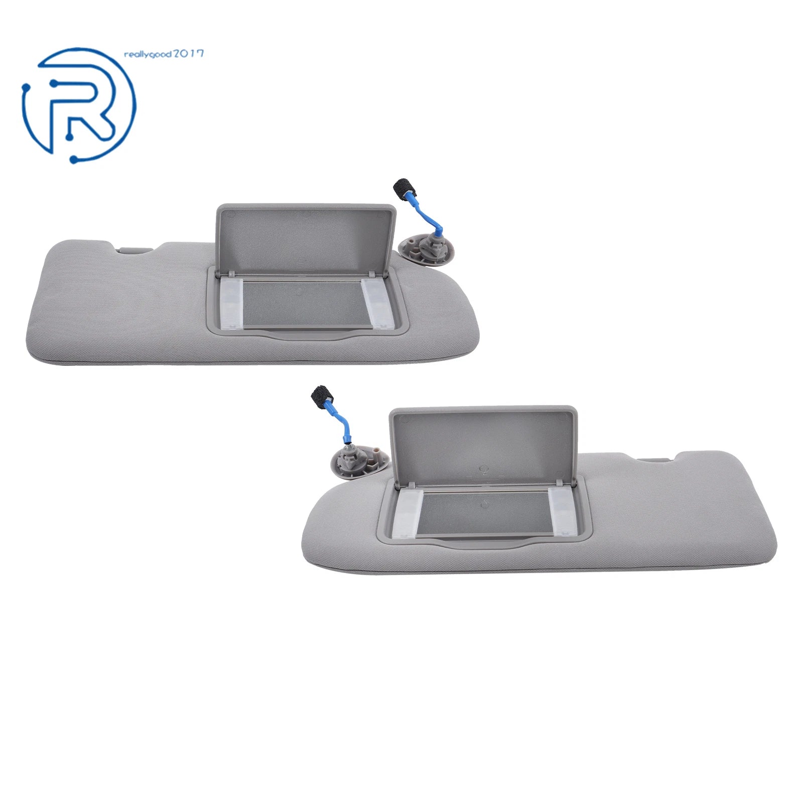 Set of 2 Sunvisors for Honda CR-V (2017–2022) with Lights and Mirror
