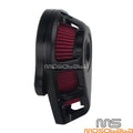 Black Air Filter Cleaner for Harley Touring Road King Dyna Street Bob (00-17)