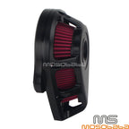 Black Air Filter Cleaner for Harley Touring Road King Dyna Street Bob (00-17)