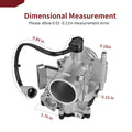 Throttle Body & Adapter Boot for Polaris Ranger 700 6x6 Crew (2006–2009) 2203925 1203160
