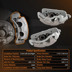 Front Left & Right Disc Brake Calipers for Ford Mustang (2003–2004) 18-B4839