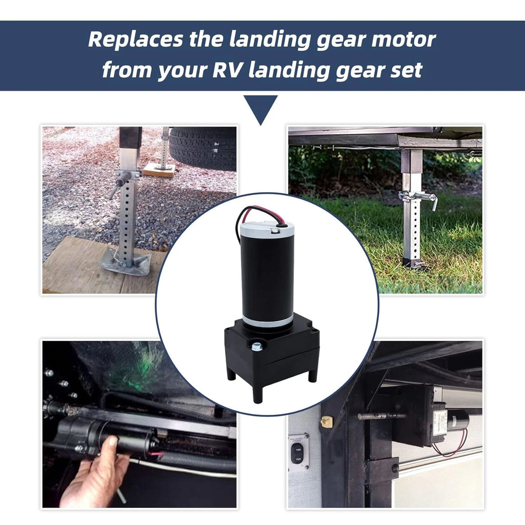 Electric RV 5000lb 5th Wheel Landing Gear Motor for (LC-142178, M-9000-PK)
