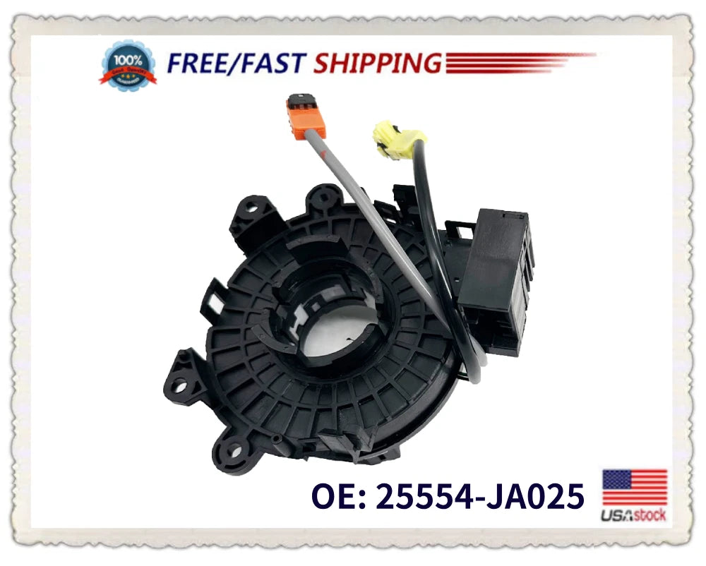 Clock Spring for Infiniti G25 G35 G37 Q40 (2007–2015) 25554-JA025 B5554-1NF0A