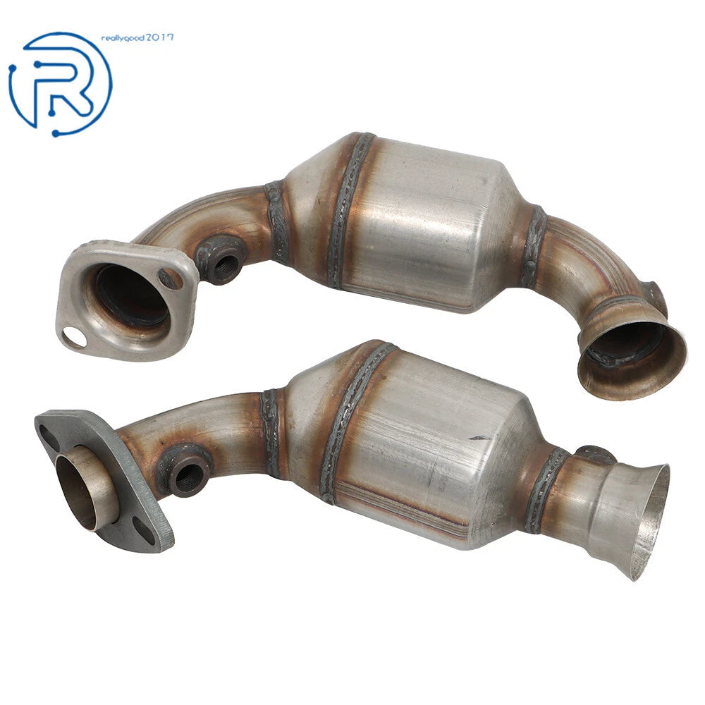 Set of 2 Front Exhaust Catalytic Converters for Jeep Liberty (2002-2003)