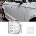 Gloss Black Horn Style Rearview Mirror Cover for Audi A3 S3 (2014–2020)