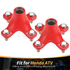 2 Rear Red Wheel Hubs for Honda TRX450R (2004–2009)