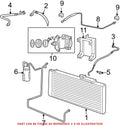 A/C Accumulator for Dodge Ram 3500 (2002–2010) 55057016AA