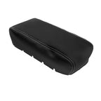 Leather Console Lid Armrest Cover for Nissan Altima (2019–2020) White Stitch