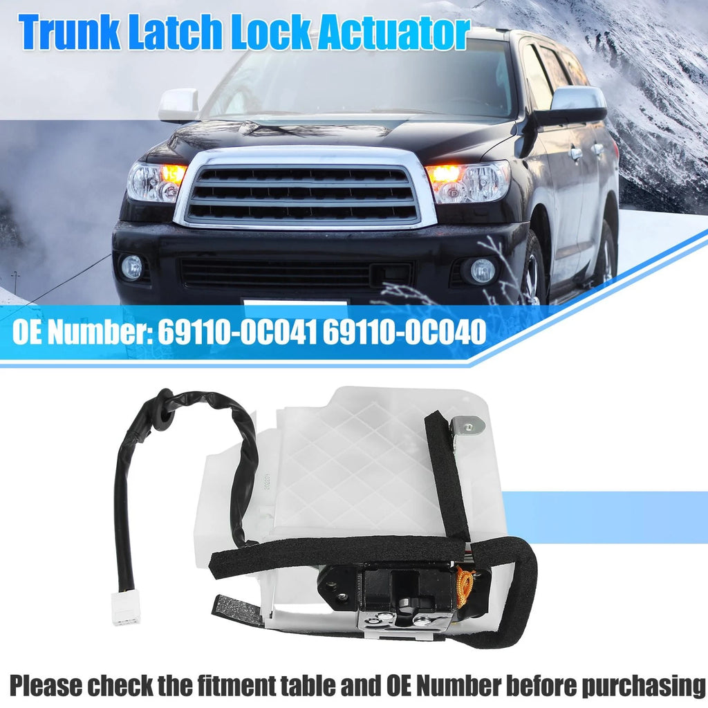 Rear Tailgate Latch Actuator for Toyota (69110-0C041)