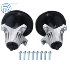 Set of 2 Spindle Assembly for Cub Cadet MTD ZT1 ZTS1-46 (618-09395, 618P09395)