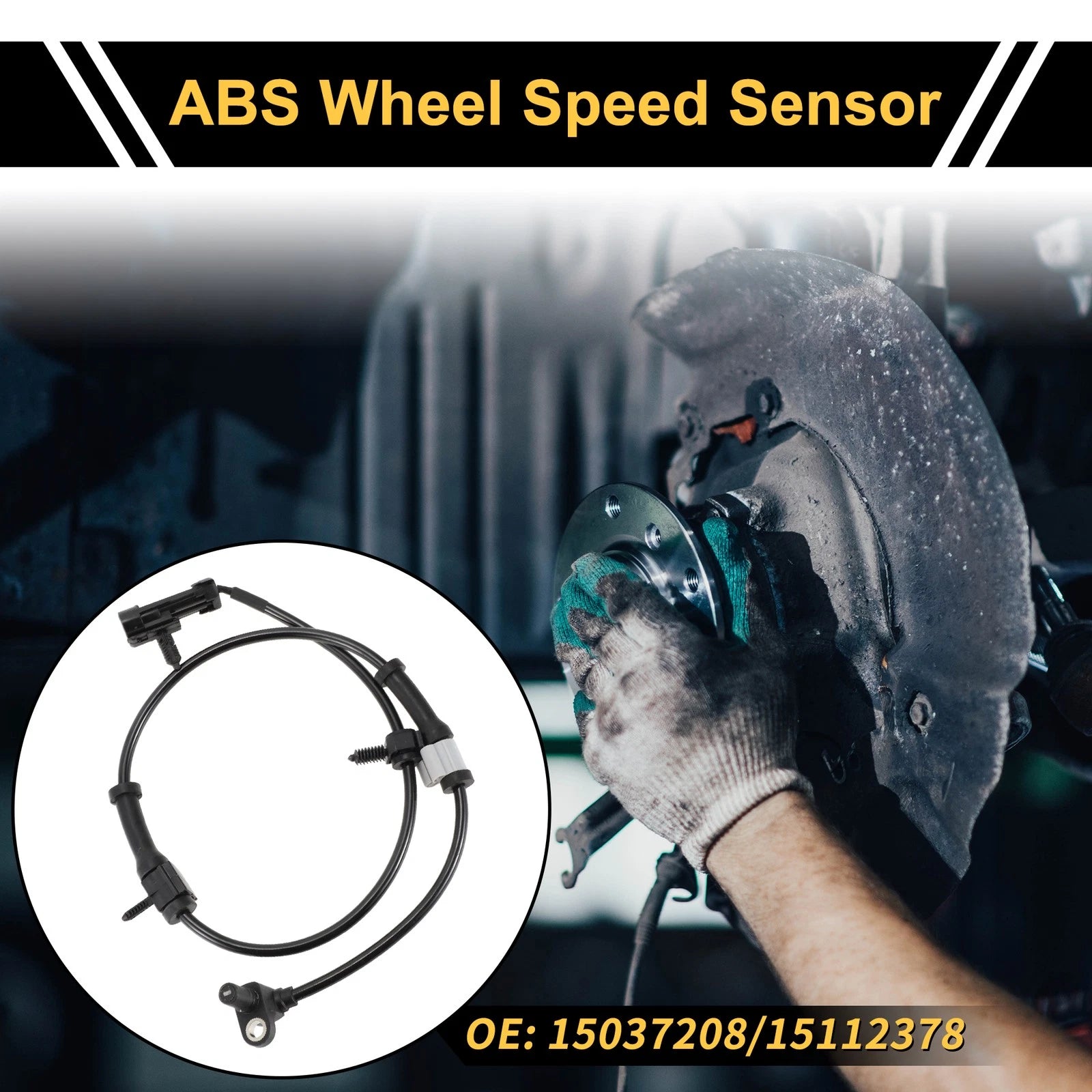 ABS Wheel Speed Sensor No. 15037208 for Chevrolet Silverado 2500 (2001–2004)