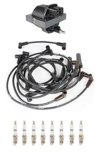Ignition Wires & Spark Plugs Kit for Buick Roadmaster Custom Cruiser (1991–1996)