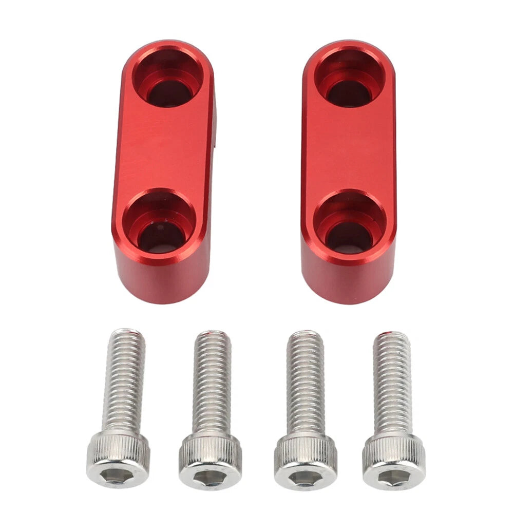 2pcs Red Handlebar Clamp Cover for Honda CRF300L Rally (2021–2024)