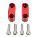 2pcs Red Handlebar Clamp Cover for Honda CRF300L Rally (2021–2024)
